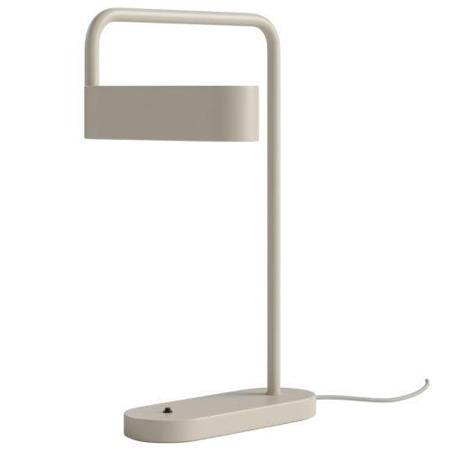 Bolia Krémově bílá kovová stolní lampa Scribe Bolia
