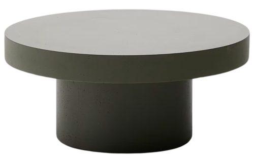 Zelený cementový zahradní konferenční stolek Kave Home Aiguablava 66 cm Kave Home