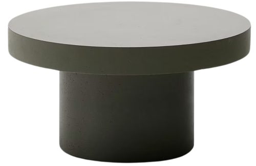 Zelený cementový zahradní konferenční stolek Kave Home Aiguablava 90 cm Kave Home