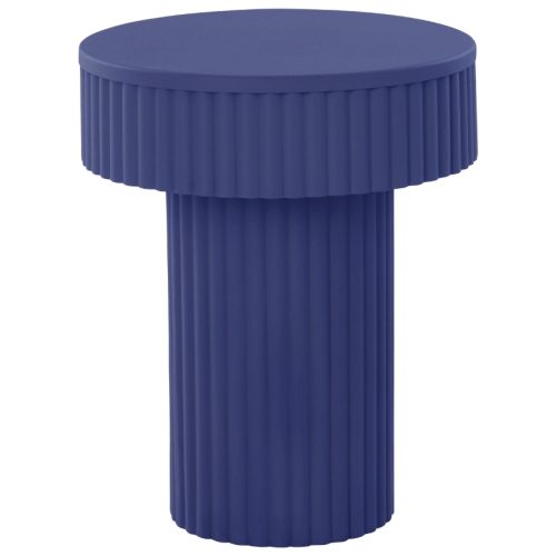 Jotex Modrý kovový odkládací stolek WINTON 36 cm Jotex