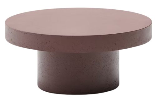 Terakotově červený cementový zahradní stolek Kave Home Aiguablava 66 cm Kave Home