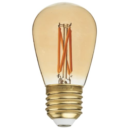 Bolia Zlatá stmívatelná LED žárovka Teardrop E27 2W Bolia