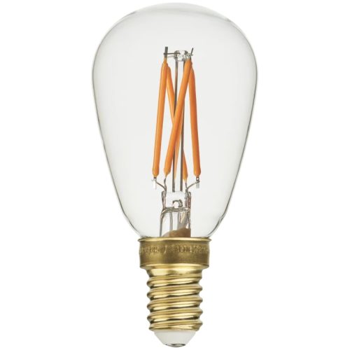Bolia Transparentní stmívatelná LED žárovka Teardrop E14 4W Bolia