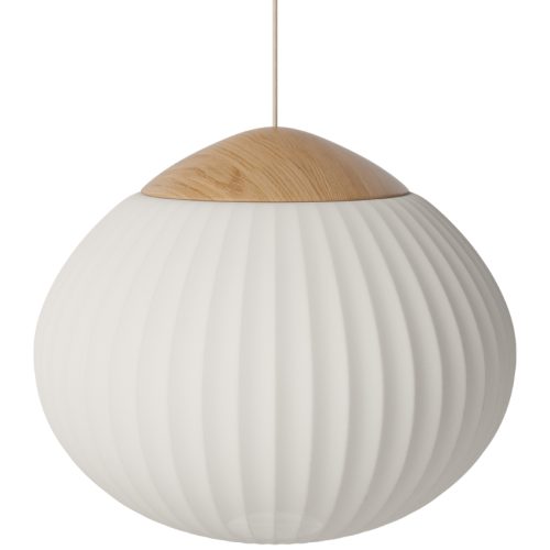 Bolia Bílé závěsné světlo Acorn 50 cm Bolia