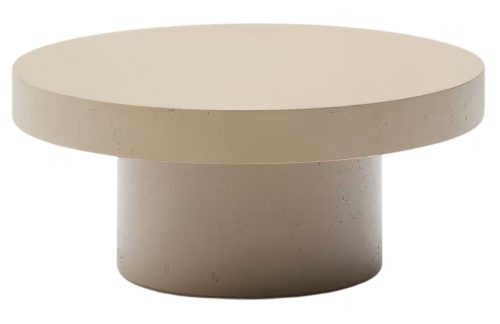 Béžový cementový zahradní stolek Kave Home Aiguablava 66 cm Kave Home