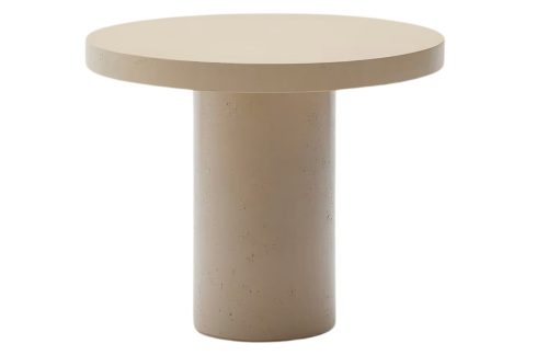 Béžový cementový zahradní stůl Kave Home Aiguablava 90 cm Kave Home