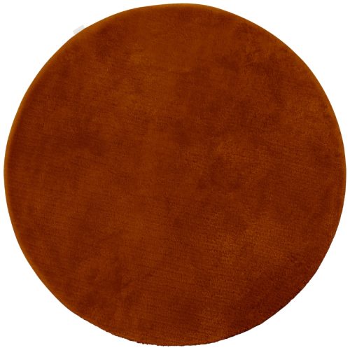 Jotex Oranžovohnědý kulatý koberec CORAL 120 cm Jotex