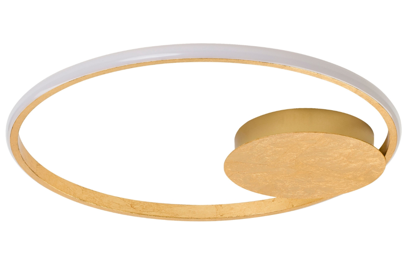 Zlaté kovové stropní LED světlo Nova Luce Fuline 50 cm Nova Luce