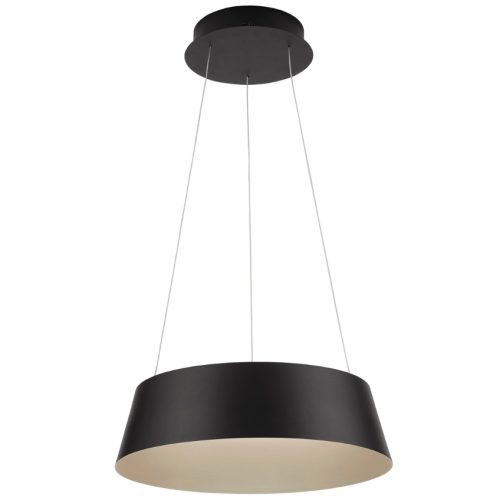 Černé kovové závěsné LED světlo Nova Luce Alba 42 cm Nova Luce