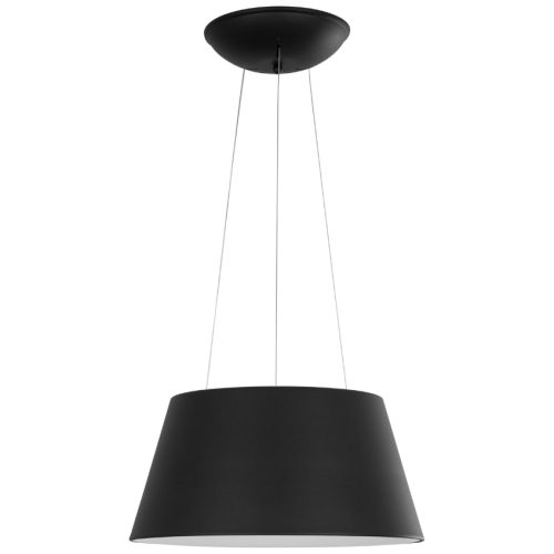 Černé kovové závěsné LED světlo Nova Luce Volcano 45 cm Nova Luce