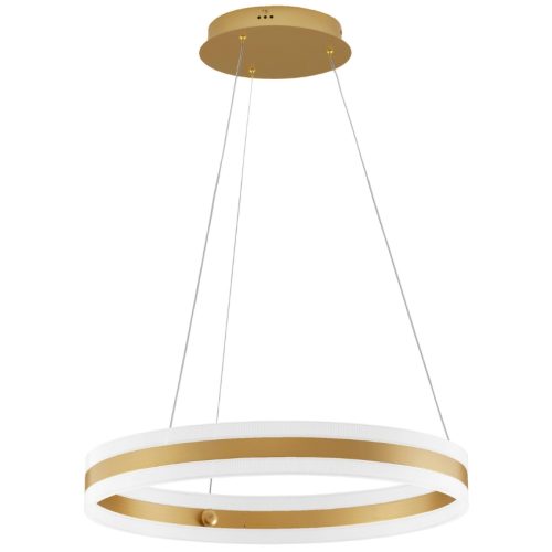 Zlaté kovové závěsné LED světlo Nova Luce Agos 60 cm Nova Luce