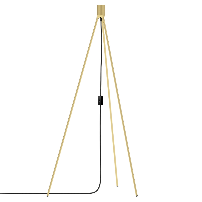 Zlatá kovová podstava ke stínidlům UMAGE Tripod 109 cm Umage