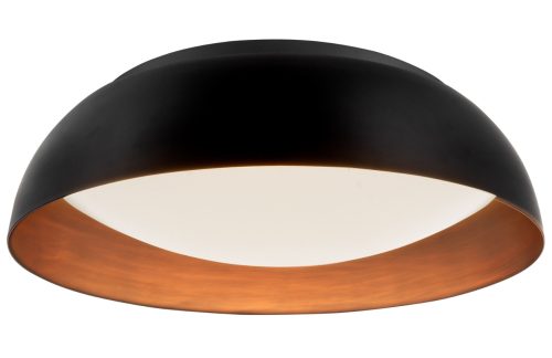 Černé kovové stropní LED světlo Nova Luce Landon 60 cm Nova Luce