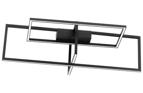Černé kovové stropní LED světlo Nova Luce Clea 92 cm Nova Luce