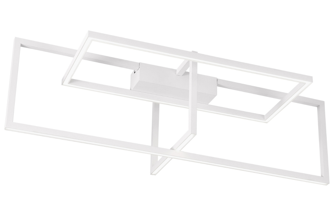 Bílé kovové stropní LED světlo Nova Luce Clea 92 cm Nova Luce