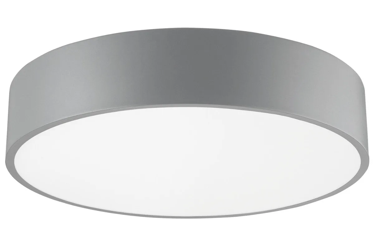 Šedé kovové stropní LED světlo Nova Luce Roda 40 cm