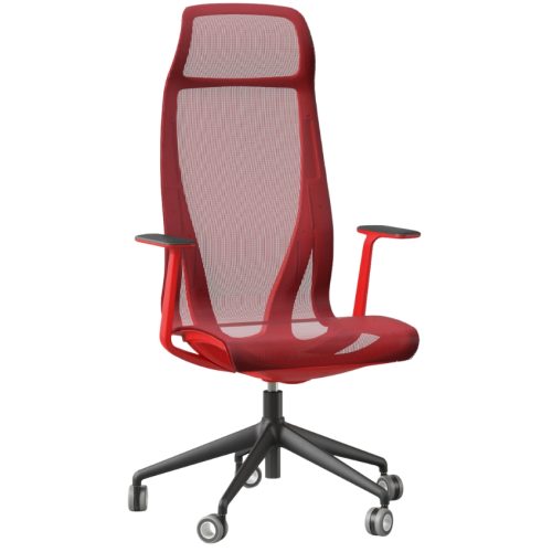 Narbutas Vyšší červená kancelářská židle D-CHAIR II. Narbutas