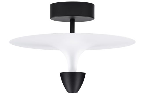 Černobílé kovové stropní LED světlo Nova Luce Luet 34 cm Nova Luce