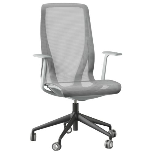 Narbutas Šedá kancelářská židle D-CHAIR II. Narbutas