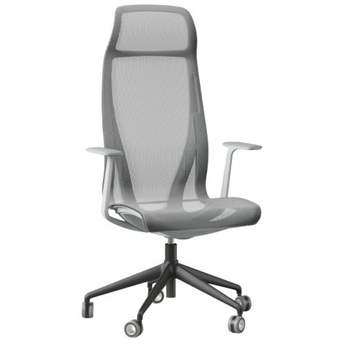 Narbutas Vyšší šedá kancelářská židle D-CHAIR II. Narbutas
