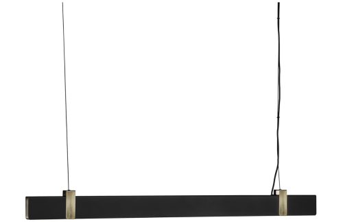 Nordlux Černé kovové závěsné LED světlo Lilt 115 cm Nordlux