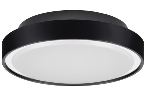 Černé kovové venkovní stropní LED světlo Nova Luce Sky 30 cm Nova Luce