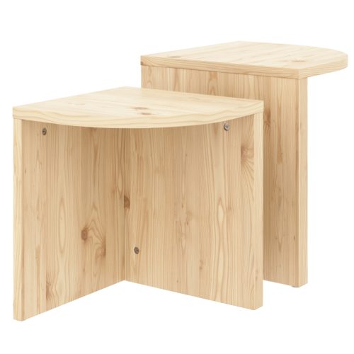 Set dvou dřevěných odkládacích stolků Karup Design Combine Karup Design