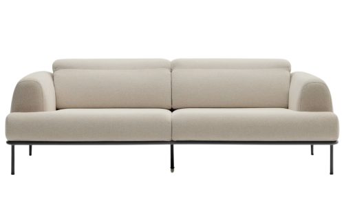 Béžová čalouněná třímístná pohovka Kave Home Aurum II. 234 cm Kave Home