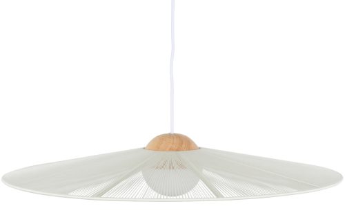 Bílé bavlněné závěsné světlo ZUIVER BELLE 80 cm Zuiver