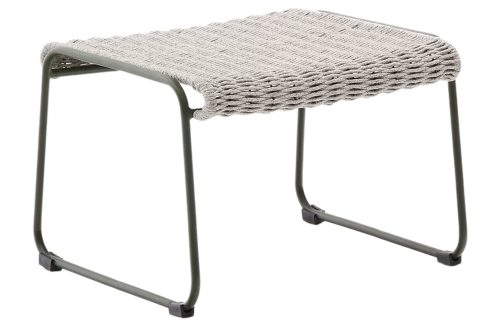 Světle šedá kovová zahradní podnožka Kave Home Maurina Kave Home