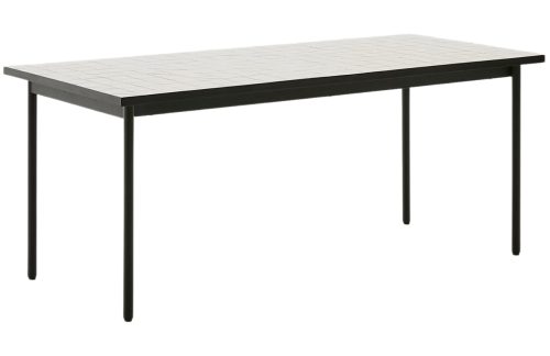Bílo-zelený zahradní stůl Kave Home Maurina 182 x 91 cm Kave Home