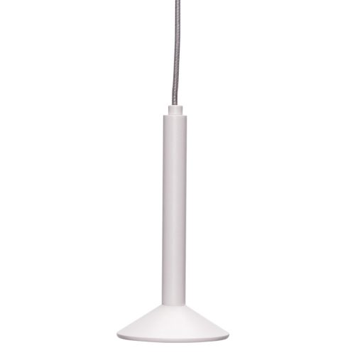 Světle šedé kovové závěsné světlo Hübsch Chromatic 12 cm Hübsch