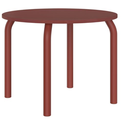 noo.ma Červený dřevěný jídelní stůl Meko 100 cm noo.ma