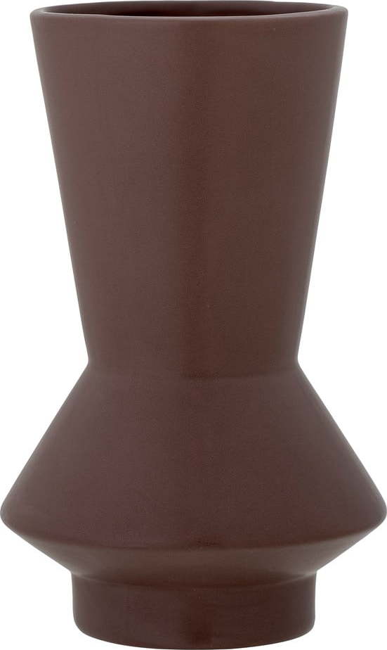 Hnědá váza z kameniny (výška 20 cm) Imre – Bloomingville Bloomingville