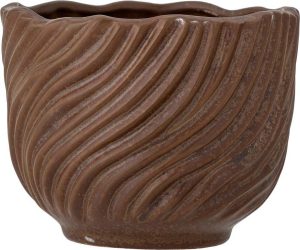 Kameninov&yacute; ručně vyroben&yacute; obal na květin&aacute;č &oslash; 14 cm Sella &ndash; Bloomingville Bloomingville