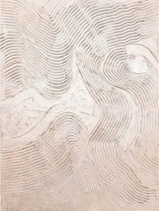 Ručně malovan&yacute; obraz 88x118 cm Metallic Rose &ndash; Malerifabrikken Malerifabrikken