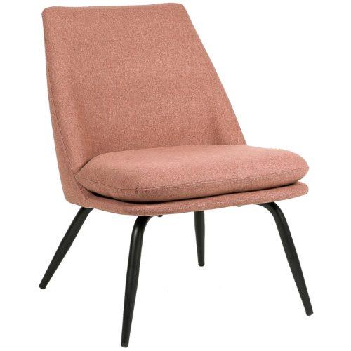 Růžové látkové křeslo Somcasa Roma Somcasa