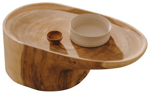 Dřevěný konferenční stolek Kave Home Mosi 90 x 50 cm Kave Home