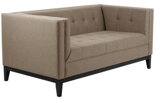 Nordic Design Béžová čalouněná dvoumístná rozkládací pohovka Tomm 159 cm Nordic Design