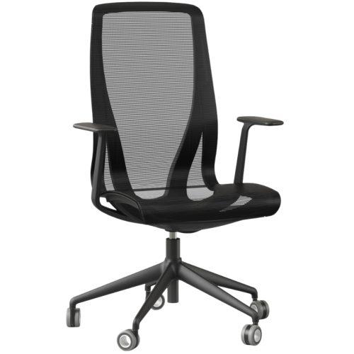 Narbutas Černá kancelářská židle D-CHAIR Narbutas