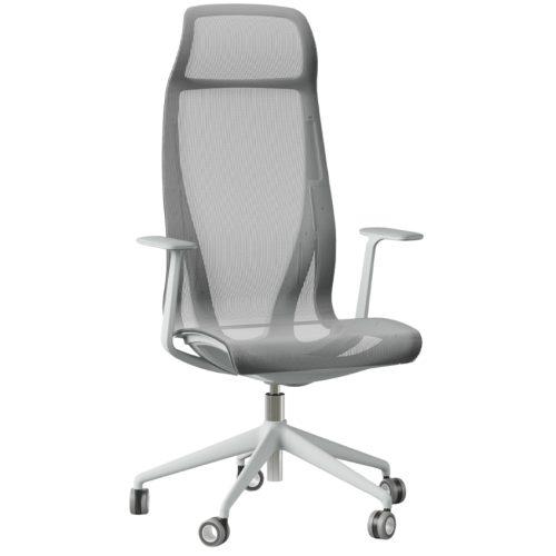 Narbutas Vyšší šedá kancelářská židle D-CHAIR Narbutas