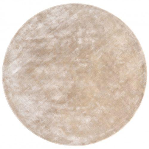 Fargotex Béžový kulatý koberec Plain 250 cm Fargotex