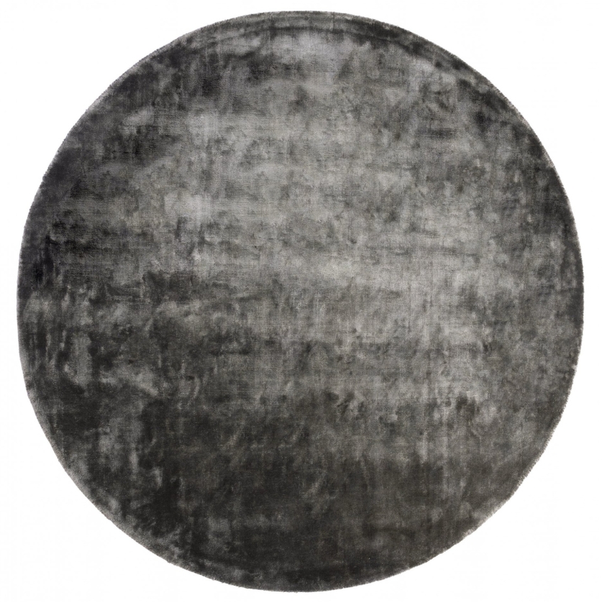 Fargotex Tmavě šedý kulatý koberec Aracelis 200 cm Fargotex