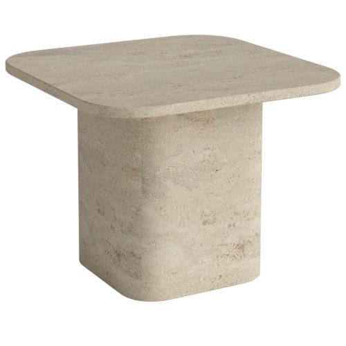 Bolia Béžový kamenný konferenční stolek Eida 55 x 55 cm Bolia