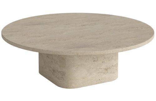 Bolia Béžový kamenný nízký konferenční stolek Eida 90 cm Bolia