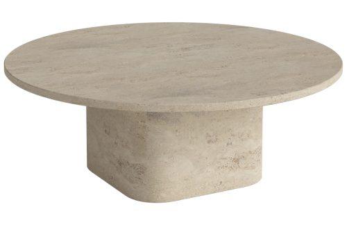 Bolia Béžový kamenný konferenční stolek Eida 90 cm Bolia