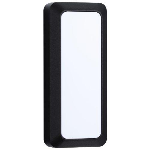 Černé kovové venkovní nástěnné LED světlo Nova Luce Appia II. Nova Luce