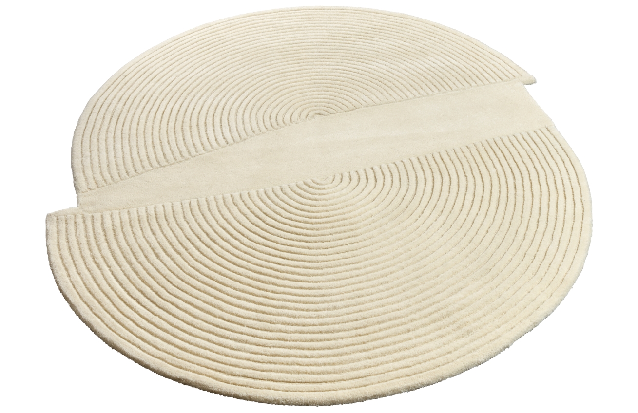 Bolia Krémově bílý vlněný koberec Zen 209 x 240 cm Bolia