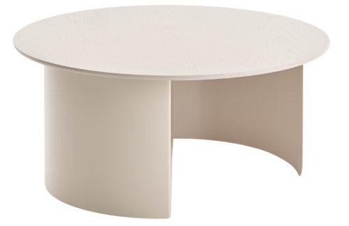 FEST Amsterdam Pískově hnědý lakovaný konferenční stolek Plateau 75 cm FEST Amsterdam