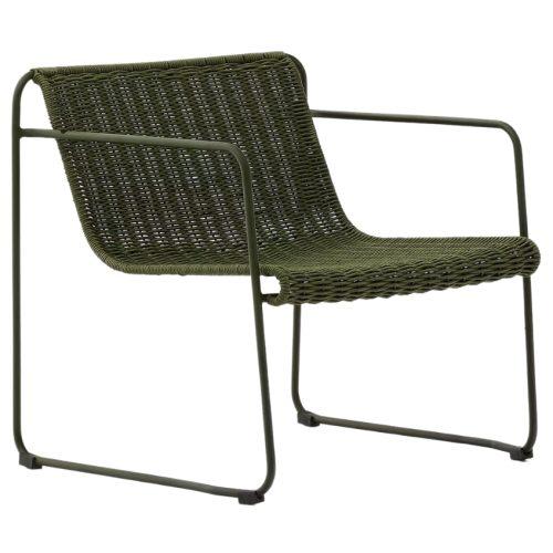 Zelené zahradní křeslo Kave Home Maurina Kave Home